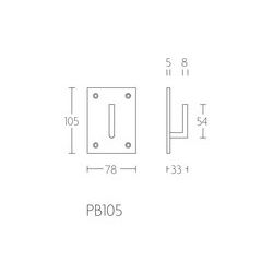 Piet Boon PB105 jashaak large 78x105x5mm mat wit