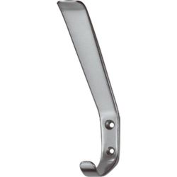 Kapstokhaak afgerond RVS