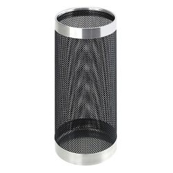 Basic geperforeerde paraplustandaard - zwart/chroom