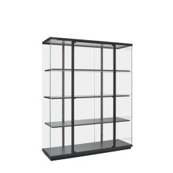 Functionals Stolp High vitrinekast - zwart