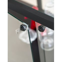 Functionals Stolp High vitrinekast - zwart