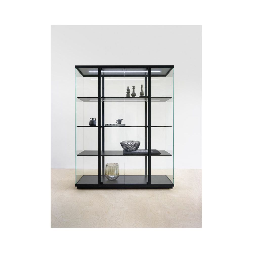 Functionals Stolp High vitrinekast - zwart