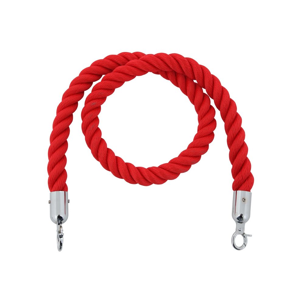 Koord van henneptouw tbv afzetpaal - rood
