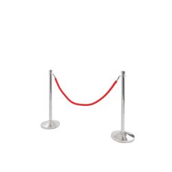 Koord van henneptouw tbv afzetpaal - rood
