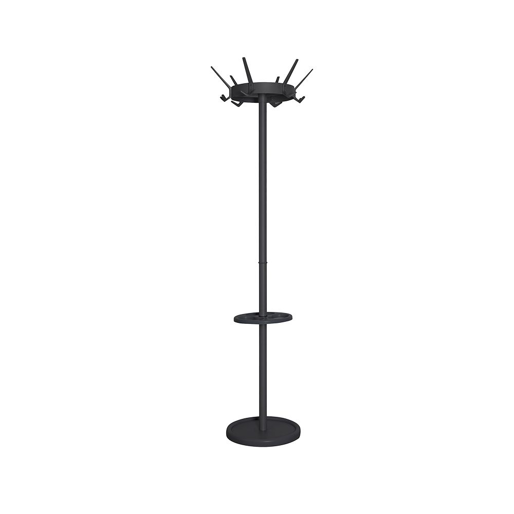 Basic staande kapstok Crown met parapluhouder - zwart