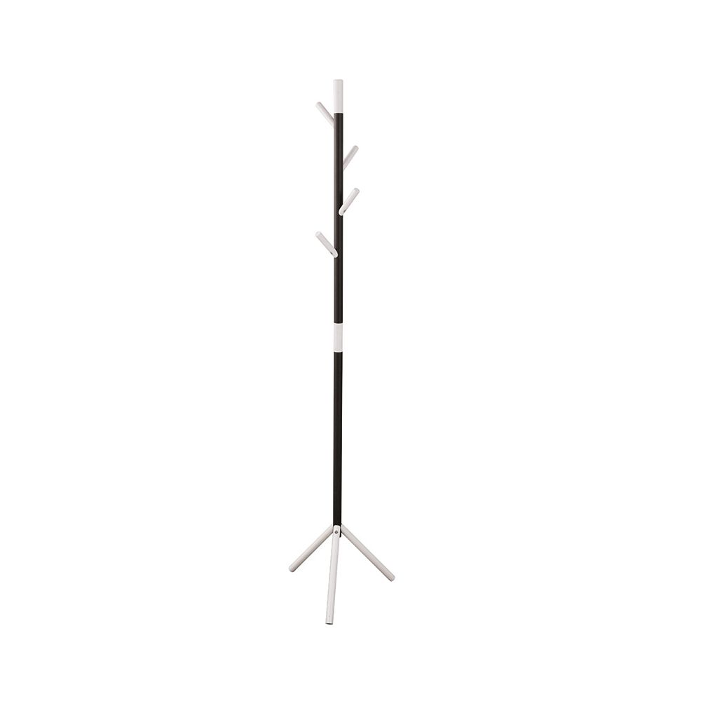 Basic staande kapstok  Linair -zwart/wit