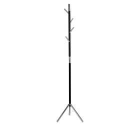 Basic staande kapstok  Linair - mat zwart/chroom