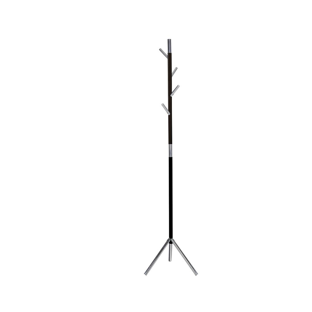 Basic staande kapstok  Linair - mat zwart/chroom
