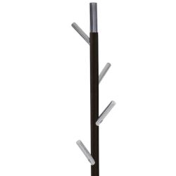 Basic staande kapstok  Linair - mat zwart/chroom
