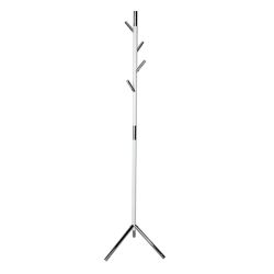 Basic staande kapstok  Linair - wit/chroom