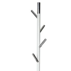 Basic staande kapstok  Linair - wit/chroom