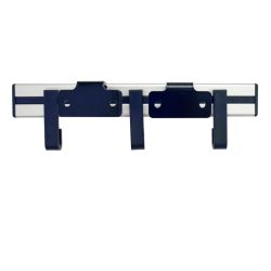 Basic Pro-line wandkapstok met 3 haken - grijs/zwart