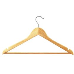 Unilux Woody kledinghangers eiken (set 25 stuks)