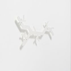 Functionals Tree Hooked wandkapstok - wit