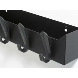Functionals Krok Box 50 wandkapstok met opbergbox - zwart