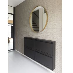 Spinder Design schoenenkast Billy 1 - zwart