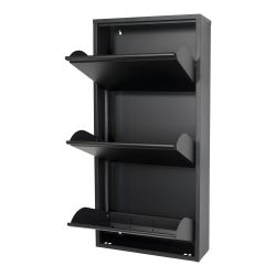 Spinder Design schoenenkast Billy 3 - zwart