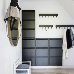 Spinder Design schoenenkast Billy 3 - zwart