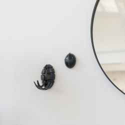 Spinder kapstok Bug - zwart/zwart