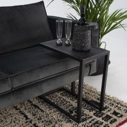 Spinder Design bijzettafel Daniël Divani - zwart