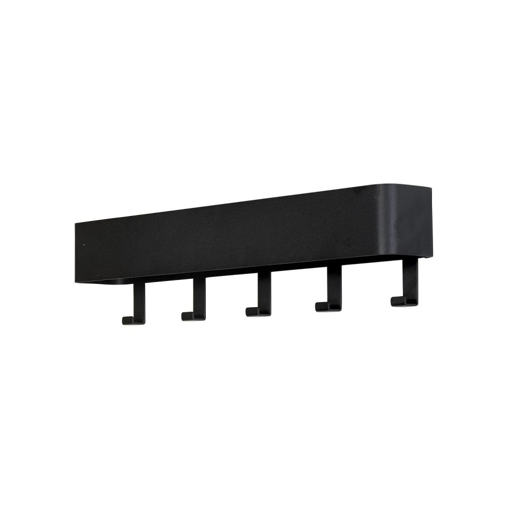 Spinder Design wandkapstok Dax Play 5 - zwart