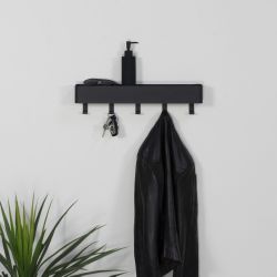 Spinder Design wandkapstok Dax Play 5 - zwart