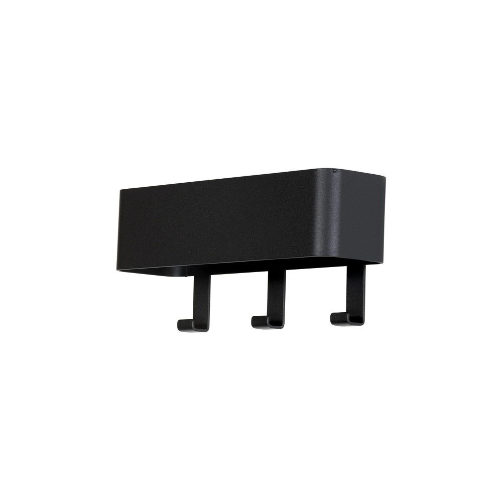 Spinder Design wandkapstok Dax Play 3 - zwart
