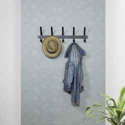 Spinder Design Dexter 5 wandkapstok - zwart