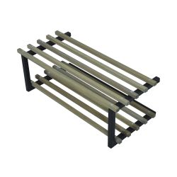 Spinder Design schoenenrek Marco - zwart/eikenhout