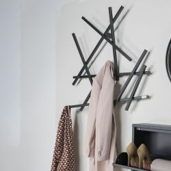 Spinder Design Matches XS wandkapstok - zwart