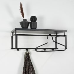 Spinder Design wandkapstok Rex 3 - zwart