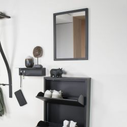 Spinder Design spiegel Senza M1 - zwart