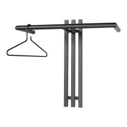 Spinder Design wandkapstok Senza 1 - zwart