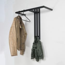 Spinder Design wandkapstok Senza 1 - zwart
