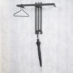 Spinder Design wandkapstok Senza 1 - zwart