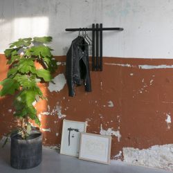 Spinder Design wandkapstok Senza 1 - zwart