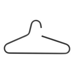Spinder Design kledinghangers Victorie (set van 5 stuks) - zwart
