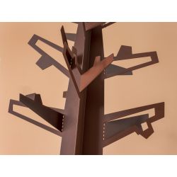Functionals Forest for the Trees staande kapstok - roestbruin