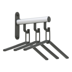Functionals Tertio H22K garderobe element met 3 hangers