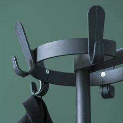 Functionals Krok G staande kapstok - zwart