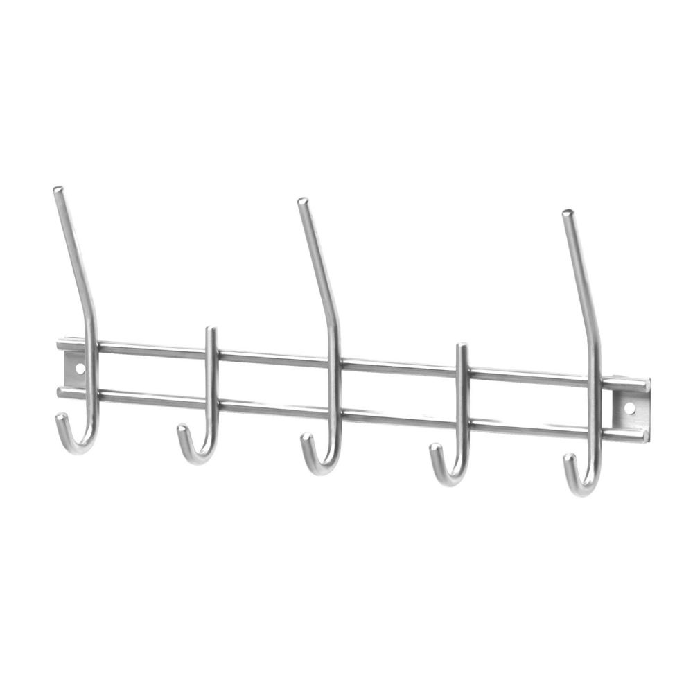 Intersteel Garderobe 5 haken - RVS