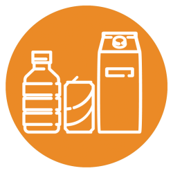 Functionals PMD afvalstroomsticker voor Revolved L