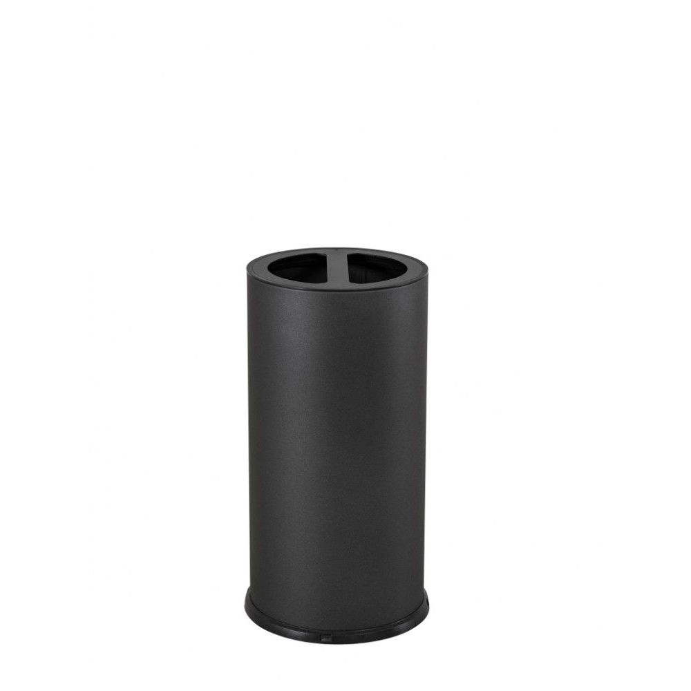 Functionals Revolved L2 afvalbakysteem - zwart