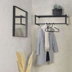 Spinder Design wandkapstok Smooth - zwart