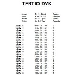 Functionals Tertio DVK vrijstaand garderoberek