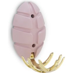 Spinder Design kapstok Bug - Pale Pink/Goud