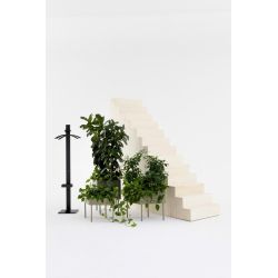 Cascando staande garderobe Standfree-P incl. paraplustandaard - antracietgrijs/zwart