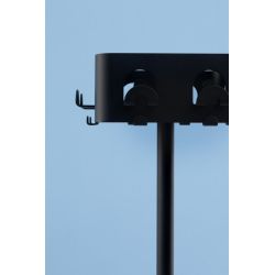 Cascando staande garderobe Flow Square - zwart