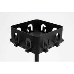 Cascando staande garderobe Flow Square - zwart