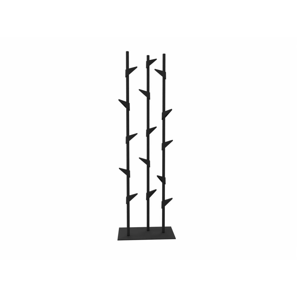 Cascando staande kapstok Bamboo steel 3 - zwart